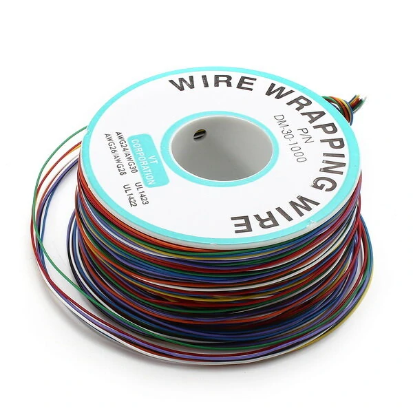 200m 0.55mm 8 Color Circuit Board Single-Core Tinned Copper Wire Jumper Cable Du — Pricio