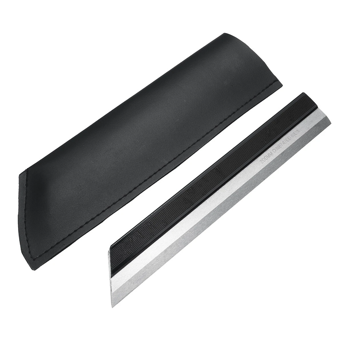 200mm Stainless Steel Edge Ruler Machinist Precision Layout Edge Ruler Gauge Lev — view 5