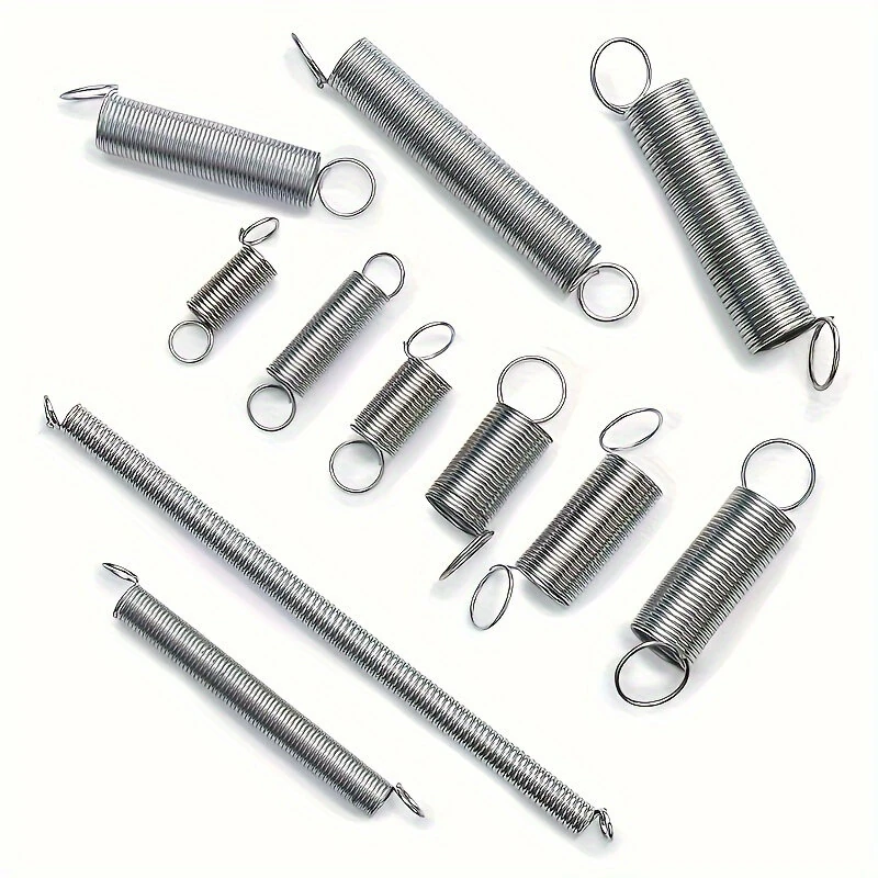 200pcs Spring Tool Kit with Compression Extension Springs Portable Steel Springs Assortment with Storage Case for DIY Craft Repairs — view 2