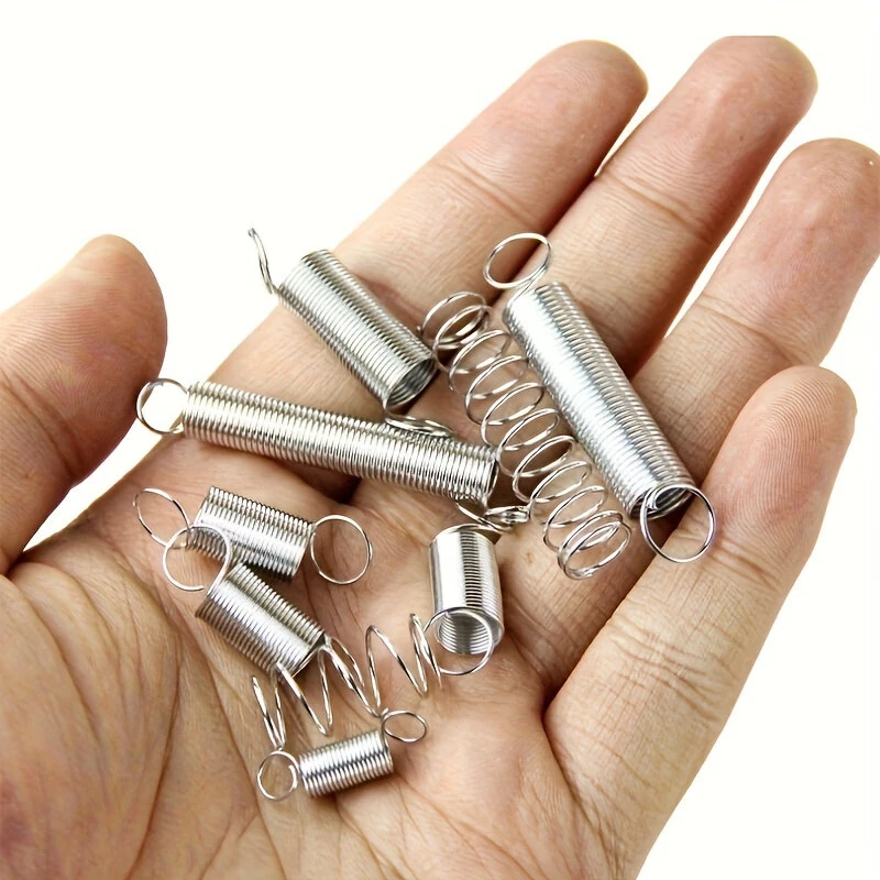 200pcs Spring Tool Kit with Compression Extension Springs Portable Steel Springs Assortment with Storage Case for DIY Craft Repairs — view 5