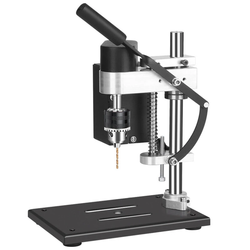 200W 775 DC Motor Desktop Mini Bench Drill EU Plug Adjustable Speed Home Punching Drilling Machine Woodworking Metal Plastic Drilling — image 1