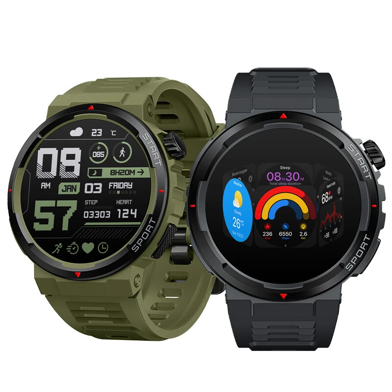 [2024 World Premiere]Zeblaze Ares 3 Plus 1.43 inch AMOLED Stainless Steel Navigation Crown IP68 Waterproof Realtek8773 Voice Calling 100+ Sport Modes 24H Health Monitor SpO2 Smart Watch — Zeblaze