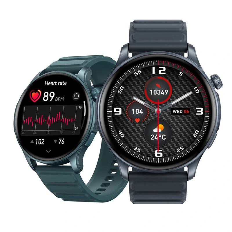 [2024 World Premiere]Zeblaze Btalk 3 Pro 1.43inch AMOLED Display bluetooth Call Heart Rate Blood Pressure SpO2 Monitor Breathing Training Women's Health Sleep Monitoring Multi-sport Modes Music Playback IP68 Waterproof Smart Watch — Zeblaze