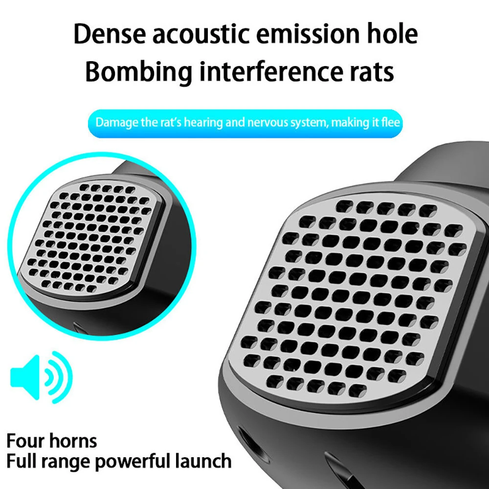 20kHz - 45kHz Ultrasonic Mouse Repeller High Power Mosquito Repeller Insect Repeller 360° Repeller for Large Homes Warehouses Hotels And Office Spaces — view 6