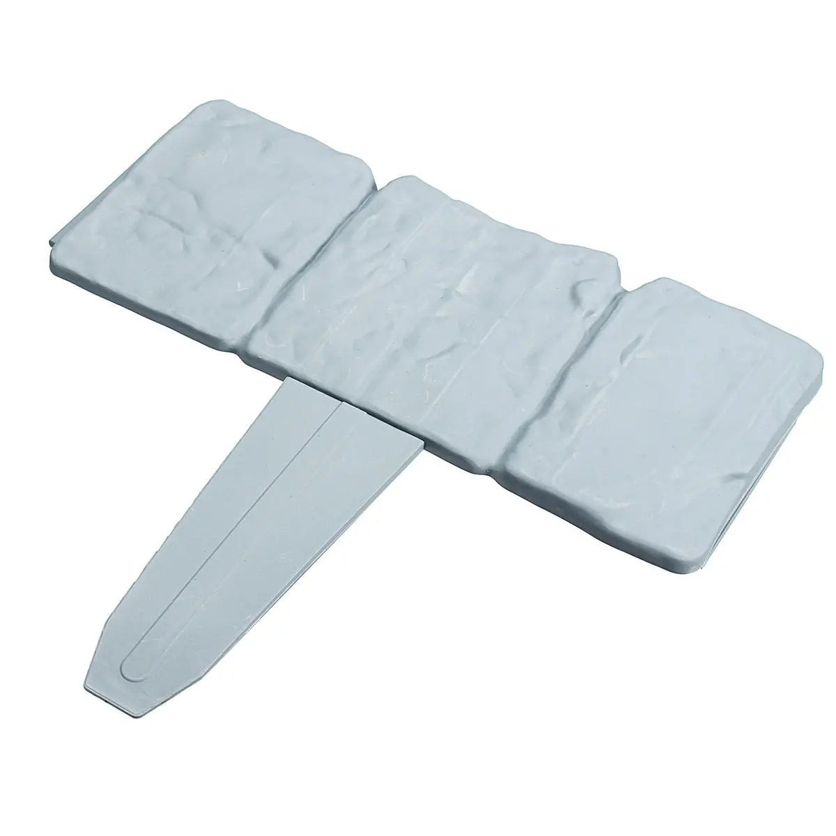 20Pcs Garden Fence Edging Cobbled Stone Effect Plastic Lawn Edging Plant Border Decorations — view 10