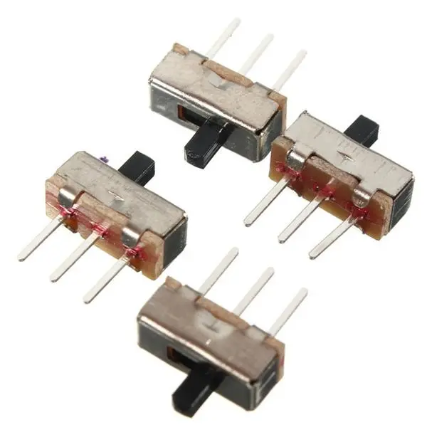 20pcs SS12D00G3 2 Position SPDT 1P2T 3 Pin PCB Panel Mini Vertical Slide Switch — view 6
