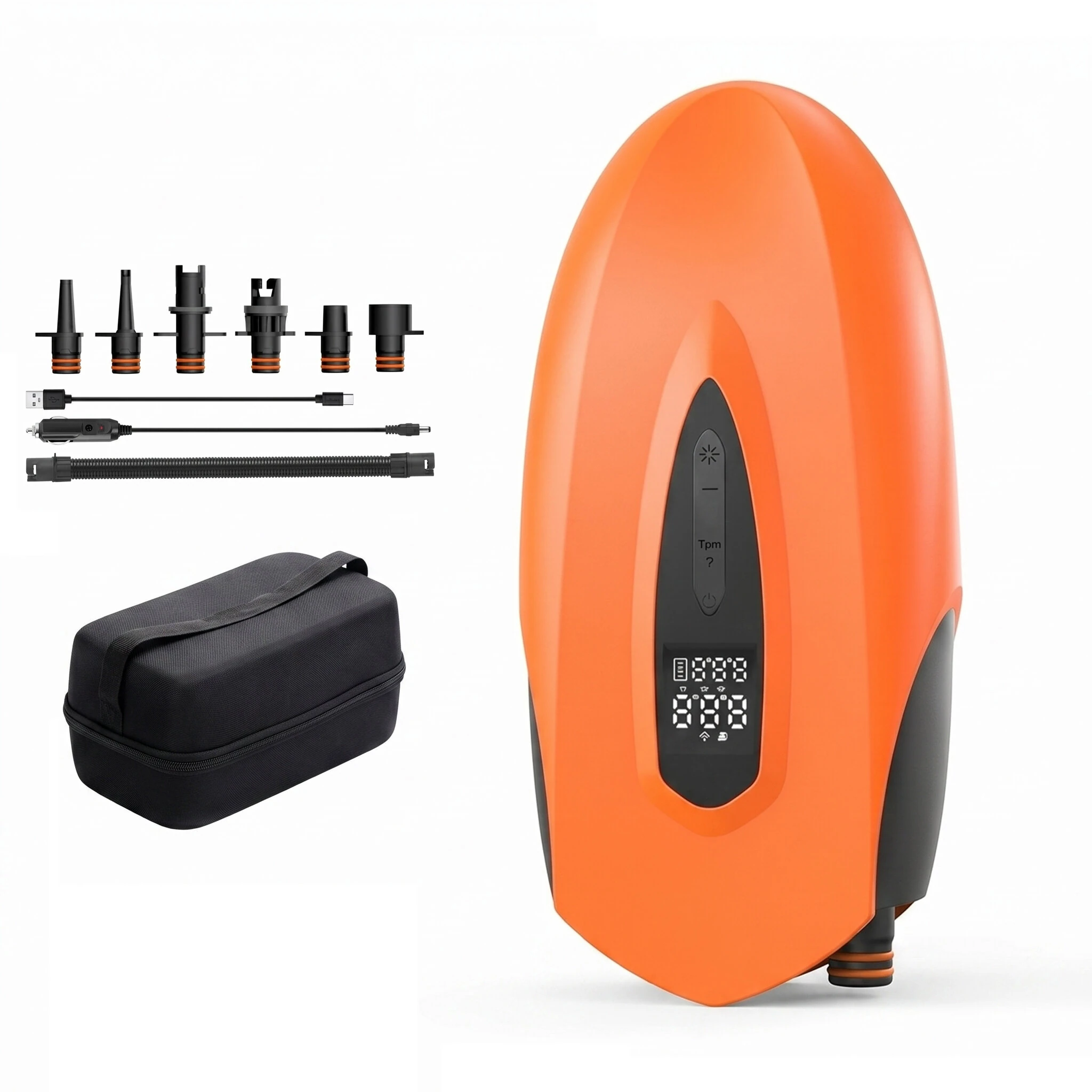 20PSI Electric Air Pump for Paddle Board 12000mAh Cordless 12V DC for SUP Inflator with Auto Shut Off for Kayak Inflatables