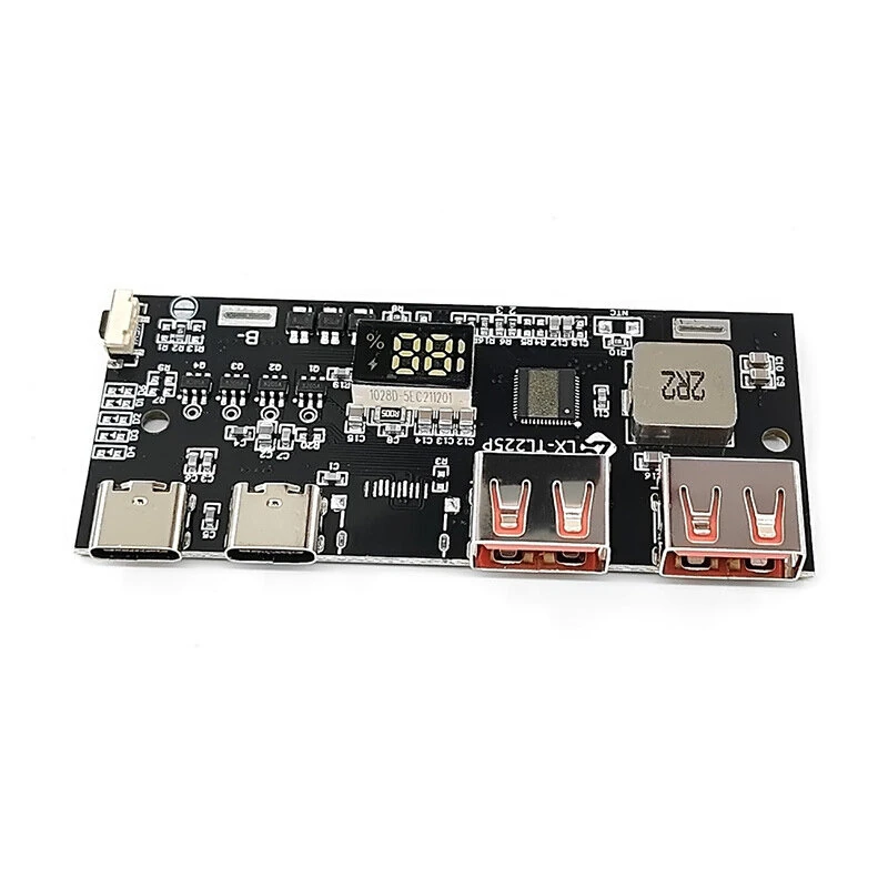 22.5W Fast Charging Power Bank Module Circuit Board DIY Lithium Iron Phosphate Mainboard QC4 PD3.0 VOOC Fast Charging Mobile Power Module — view 2