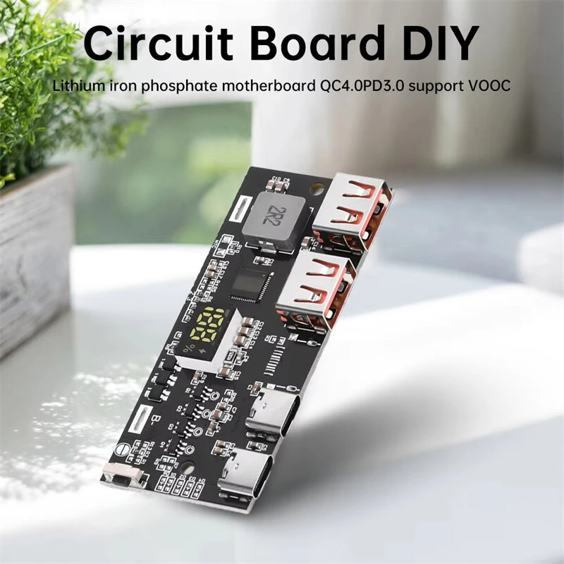 22.5W Fast Charging Power Bank Module Circuit Board DIY Lithium Iron Phosphate Mainboard QC4 PD3.0 VOOC Fast Charging Mobile Power Module — view 6