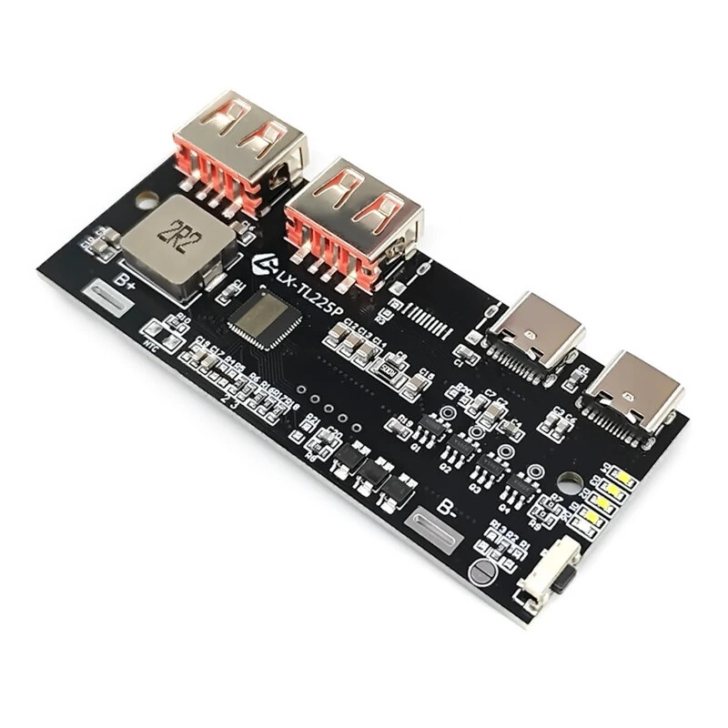 22.5W Fast Charging Power Bank Module Circuit Board DIY Lithium Iron Phosphate Mainboard QC4 PD3.0 VOOC Fast Charging Mobile Power Module — view 7