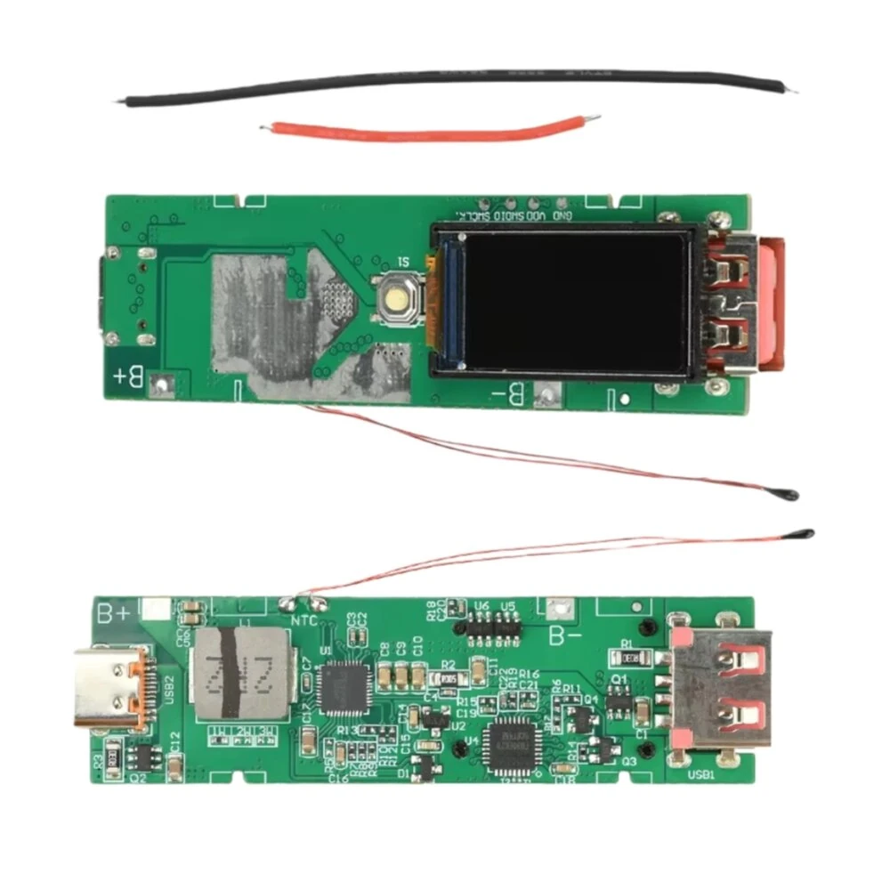 22.5W Portable Power Bank Module DIY Charging Kit TFT Color Screen Fast Charge Type-C PD Power Module for 21700 Battery — view 6