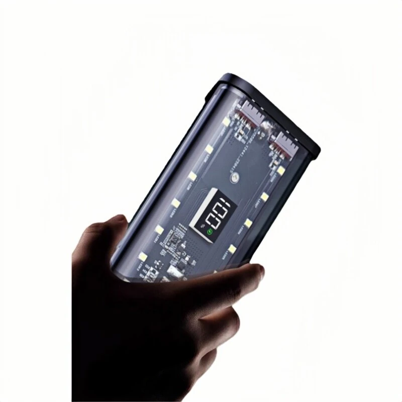 22.5W Power Bank Case 6x18650 Battery Fast Charging LED Digital Display Multi-Device Portable Battery Storage Box — view 3