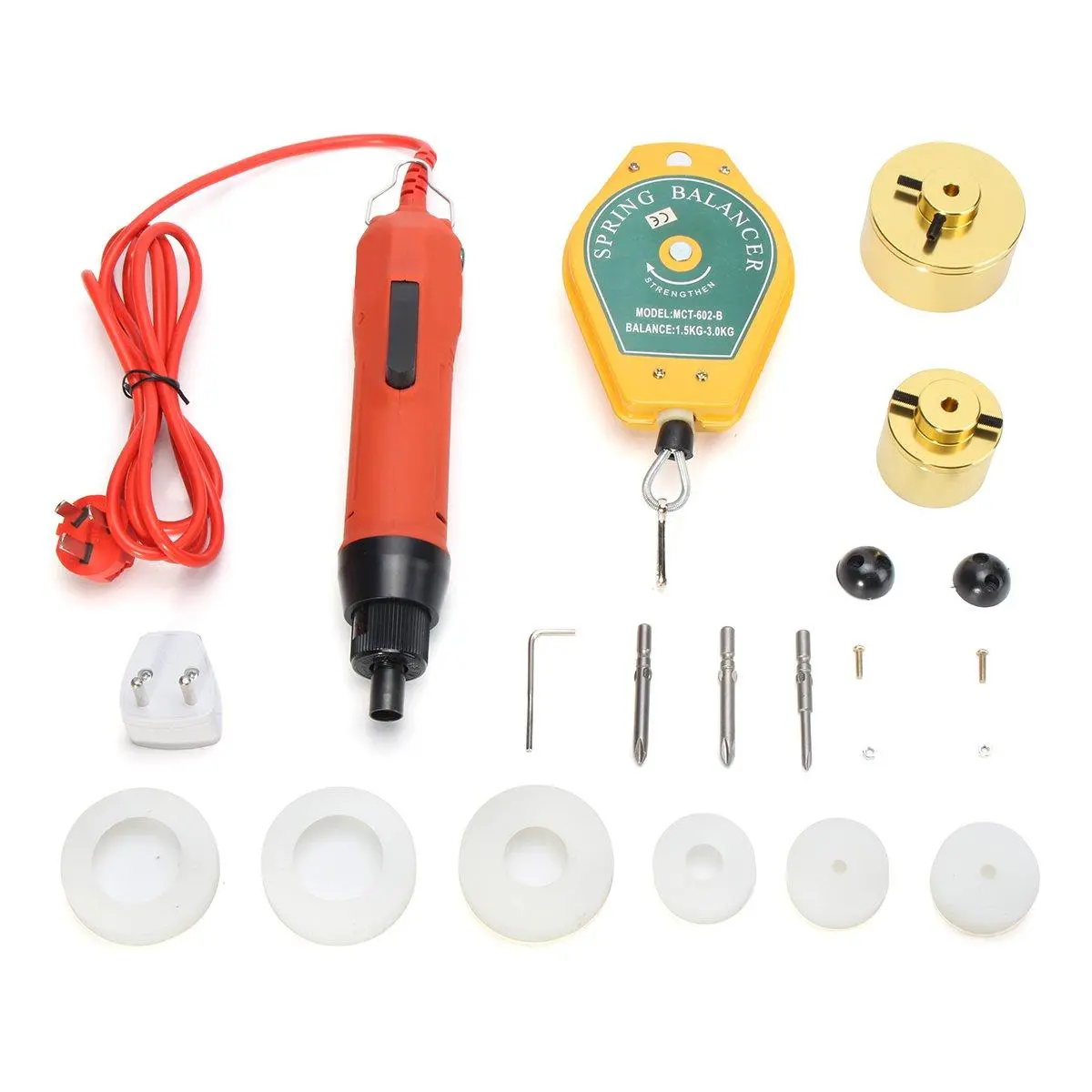 220V Handheld Electric Bottle Capping Machine Cap Sealer Sealing Machine — view 10