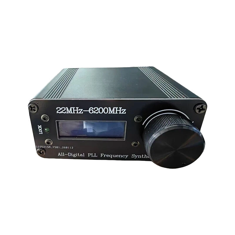 22MHz-6200MHz Full-Mode Low Phase Noise AM/FM Signal Generator DDS Modulation Source LCD-1602 Frequency Step 1Hz — view 2