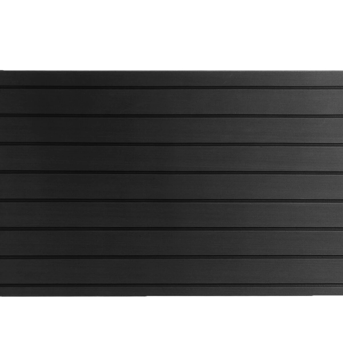 2400x450x6mm EVA Foam Faux Teak Boat Flooring Decking Sheet Pad Dark Grey and Black Line — view 3