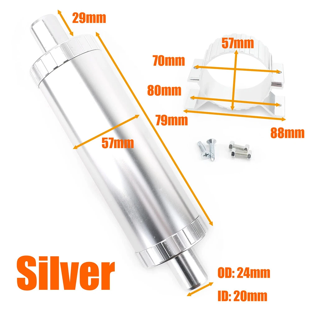 24mm Muffler Noise Reducer Upgraded Air Diesel Parking Heater Exhaust Pipe Stainless Steel Round For Car Truck Caravan Camper — view 2