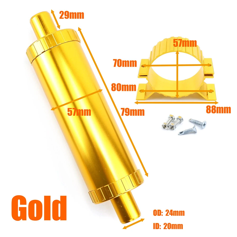 24mm Muffler Noise Reducer Upgraded Air Diesel Parking Heater Exhaust Pipe Stainless Steel Round For Car Truck Caravan Camper — view 3