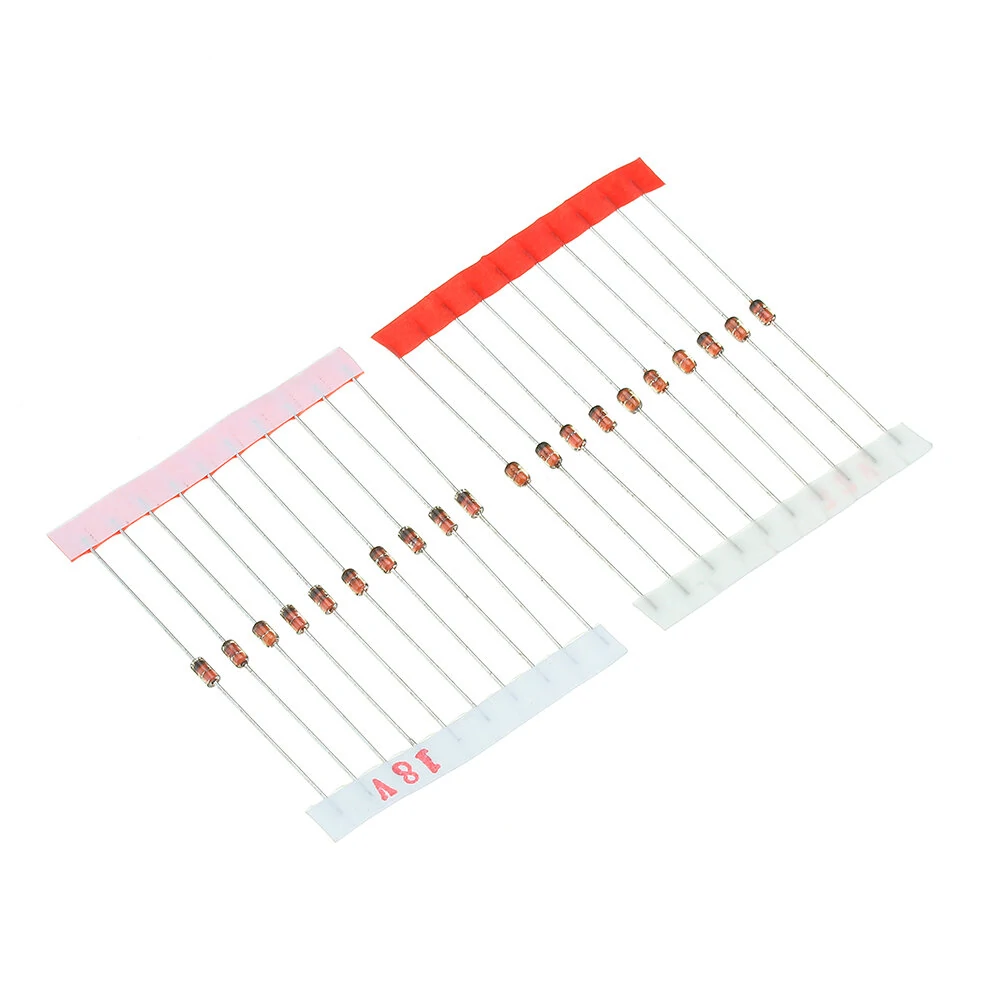 250 Pcs 25 Values 1W Zener Diode Assorted Kit 3V To 33V Assortment Kit — view 10