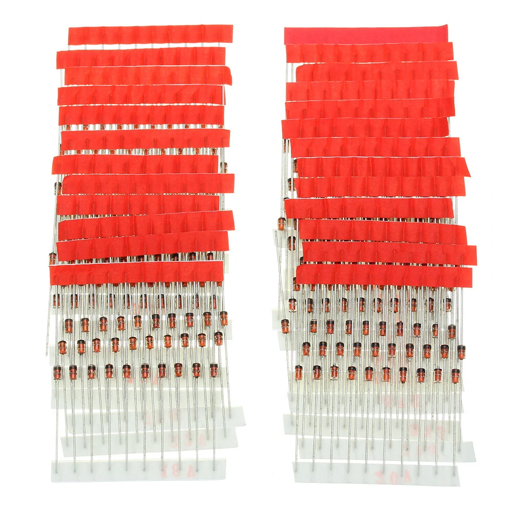 250 Pcs 25 Values 1W Zener Diode Assorted Kit 3V To 33V Assortment Kit — view 2