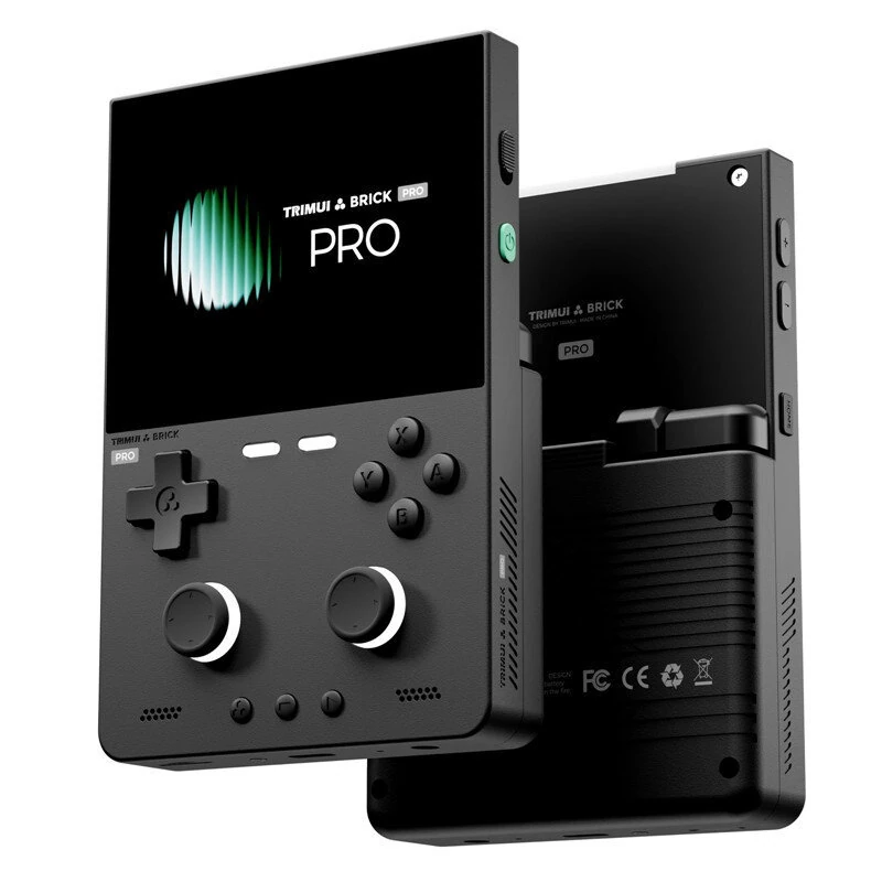 [256G] TRIMUI Brick Pro TG4040 17000+ Games Retro Handheld Game Console 3.95-inch IPS Screen 5000mAh Battery Dual Hall Joysticks CNC Metal Body Linux Open Source Emulator Portable Gaming Device — view 11