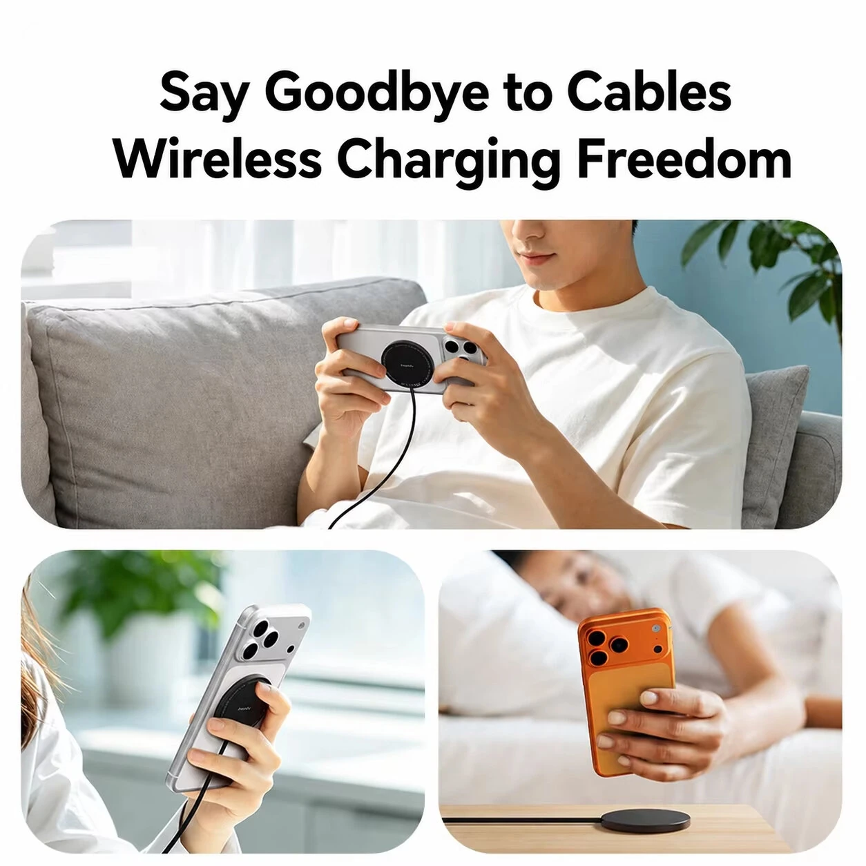 25W Magnetic Wireless Charger Fast Wireless Charging Pad for Smart Phones for iPhone 17 17 Pro 16 Pro Max 15 14 for Huawei Mate XTs for OPPO for VIVO for Airpods — view 5