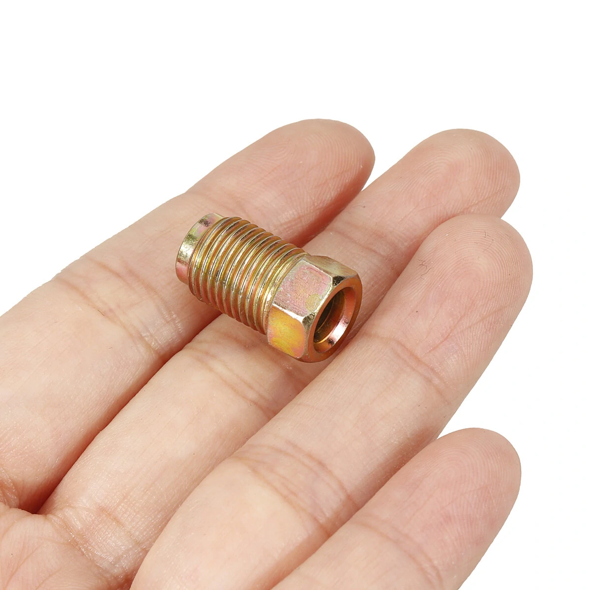 25x Male+25x Female M10 Copper Brake Pipe Fittings Metric Nuts For 3/16" Tube — view 10