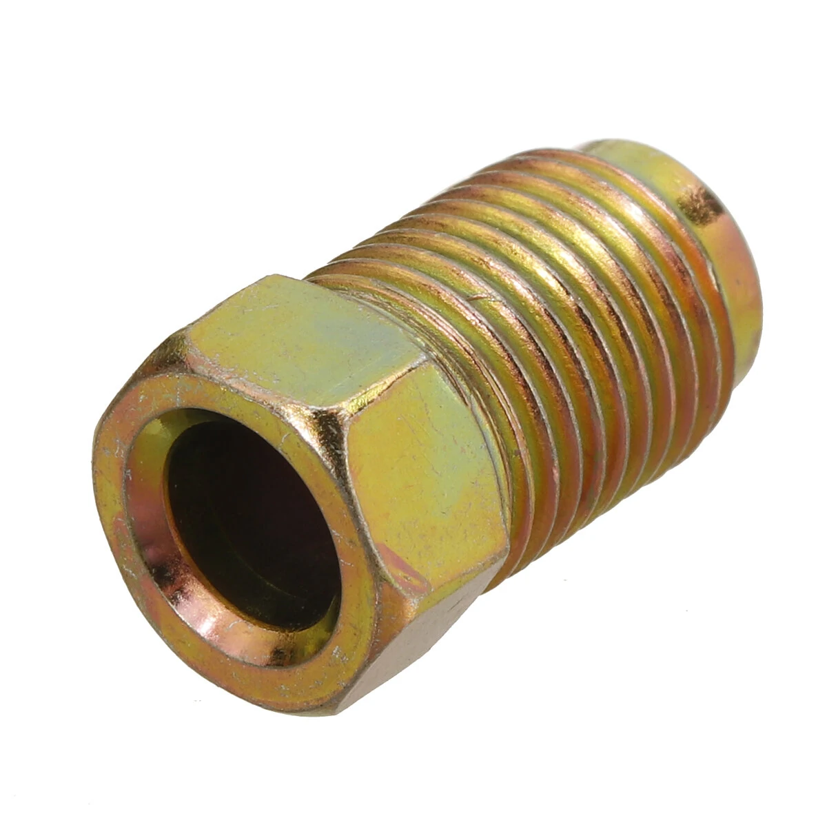 25x Male+25x Female M10 Copper Brake Pipe Fittings Metric Nuts For 3/16" Tube — view 8