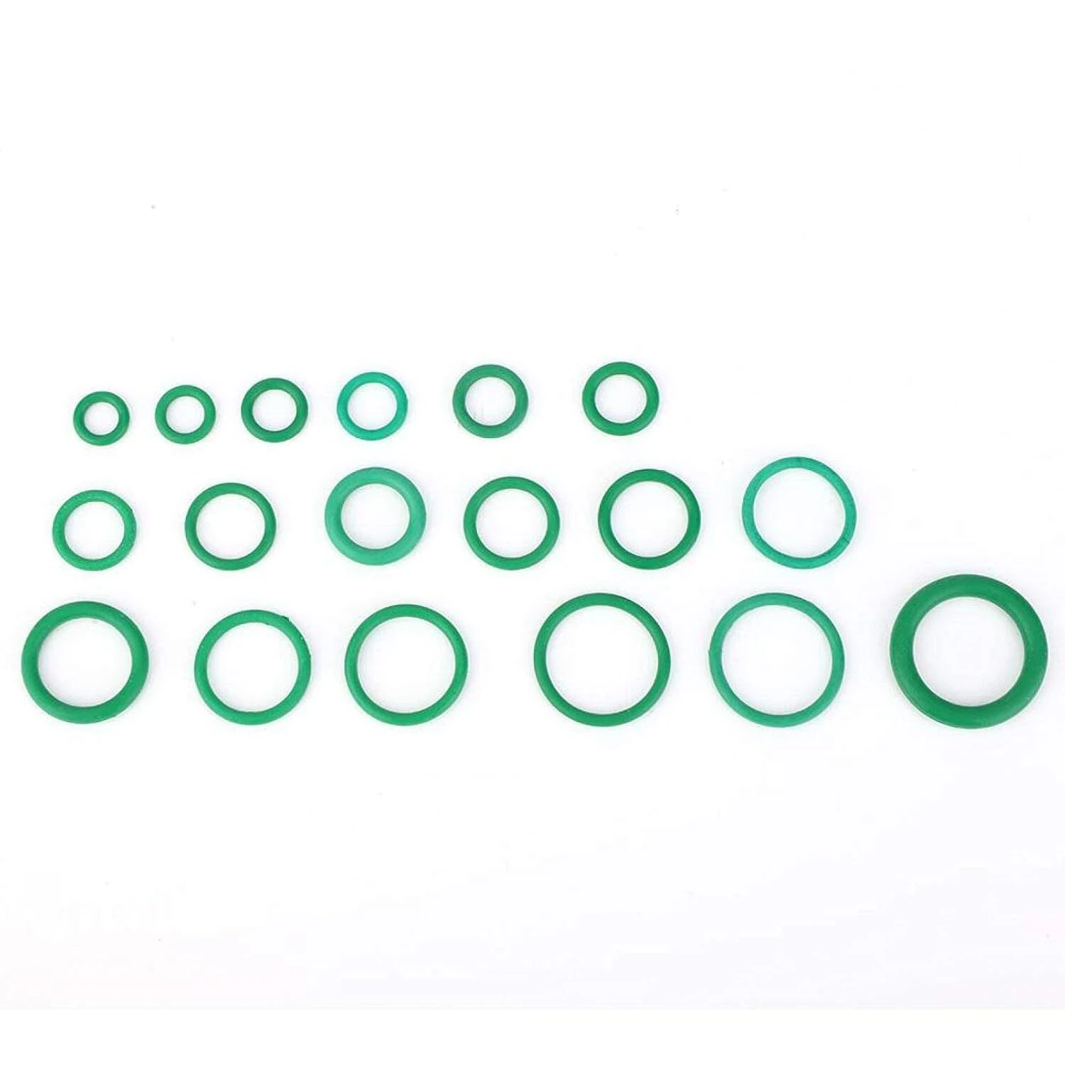 270 Pcs 18 Sizes HNBR O Ring Assortment Kit Green Automotive A/C Seal Rings for Car Auto Vehicle Repair — view 4