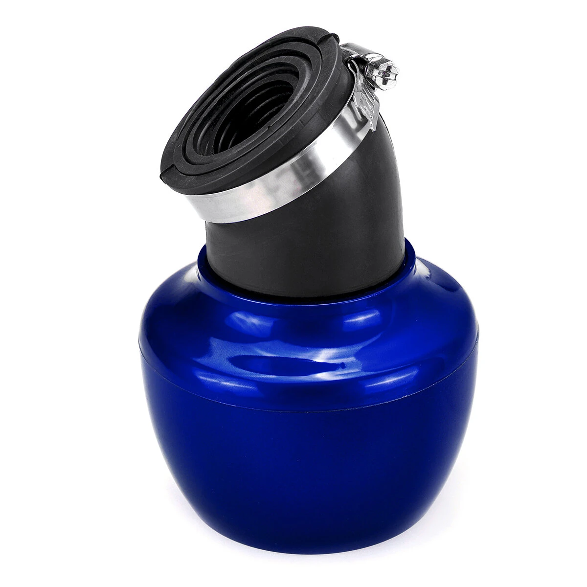 28-48mm 45° Angled Neck Motorcycle Air Intake Filter Universal — view 4