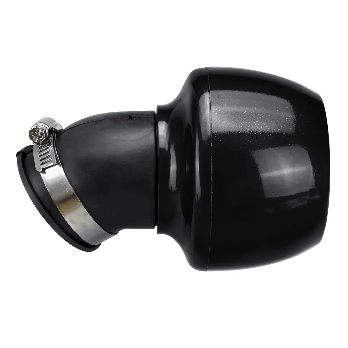 28-48mm 45° Angled Neck Motorcycle Air Intake Filter Universal — view 5
