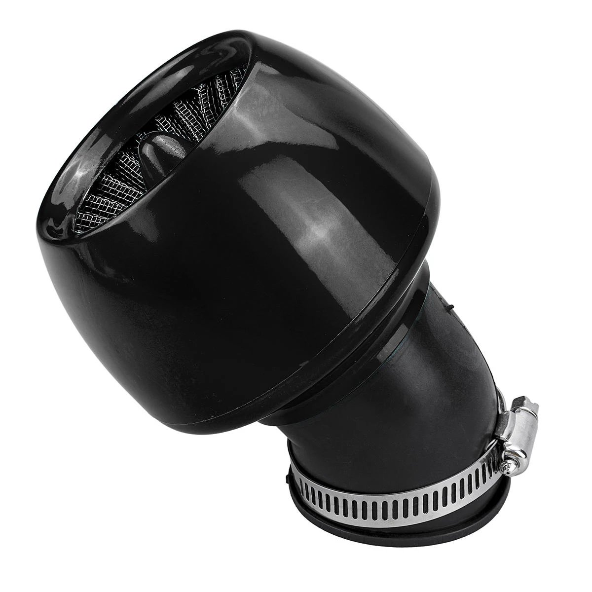 28-48mm 45° Angled Neck Motorcycle Air Intake Filter Universal — view 9