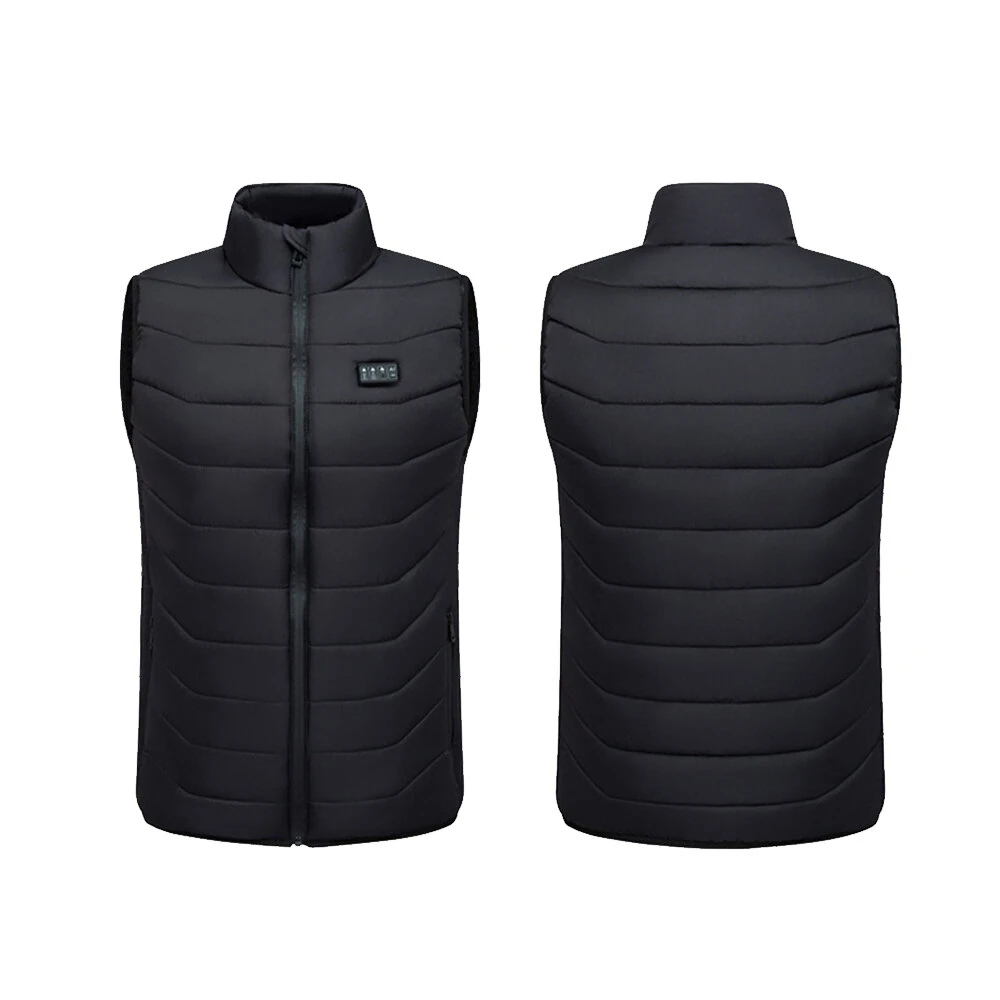 28 Zone Heated Vest Adjustable Temperature Warm Heating Vest Winter Outdoor Body Warmer — view 11