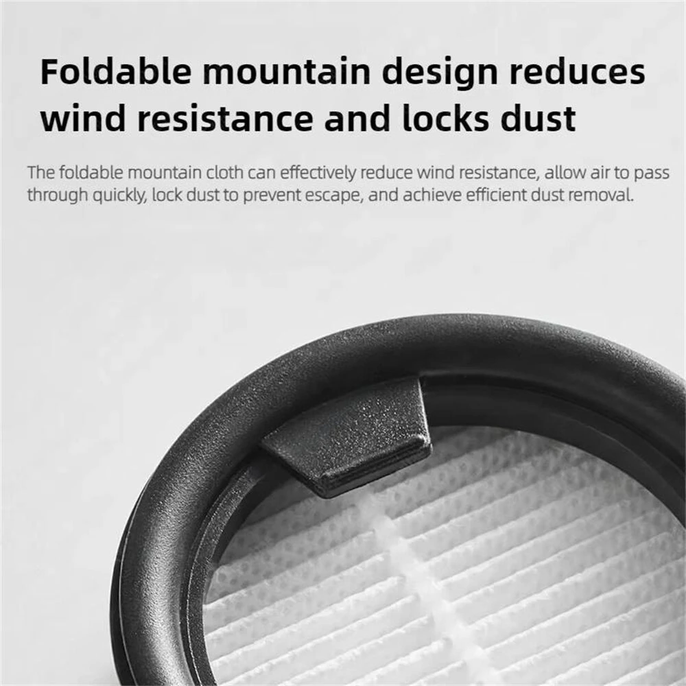 2PC Xiaomi Mijia Car Vacuum Cleaner Filter Strong Suction Three-In-One Deep Dust Collector Car Vacuum Cleaner Filter — view 3