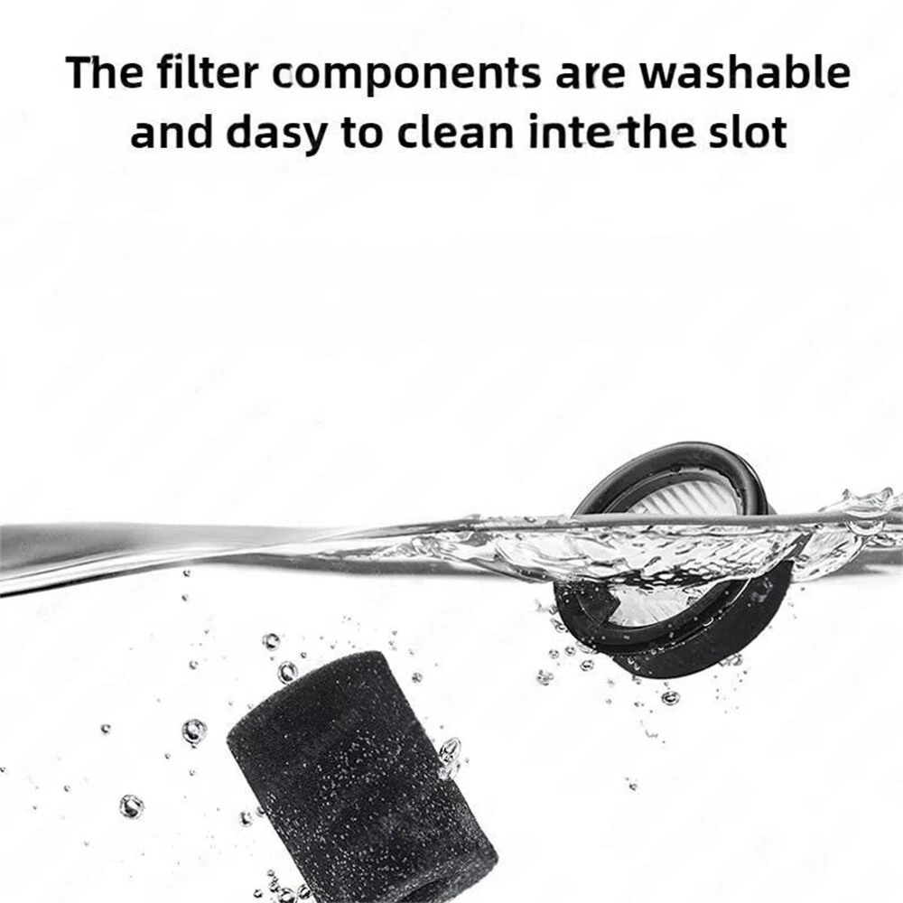 2PC Xiaomi Mijia Car Vacuum Cleaner Filter Strong Suction Three-In-One Deep Dust Collector Car Vacuum Cleaner Filter — view 4