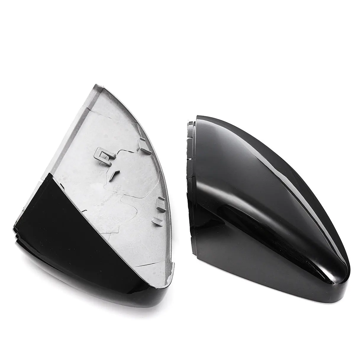 2pcs 1 Pair Front Wing Mirror Cover Wing Case Rearview Mirror Case Cover For VW — view 4
