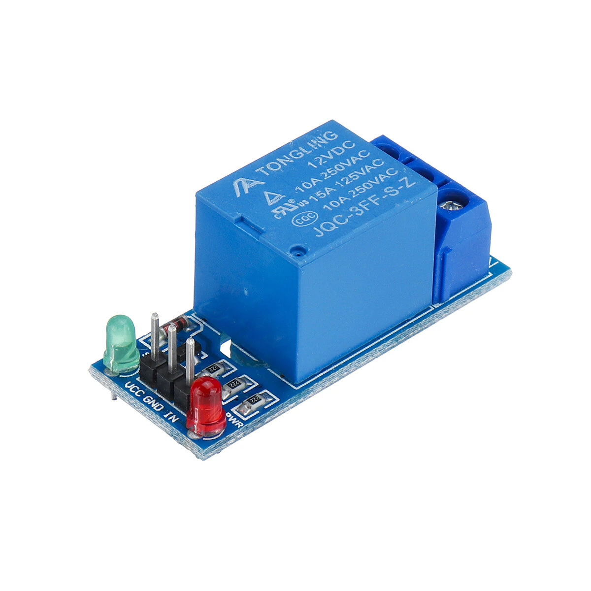 2Pcs 12V 1CH Channel Relay Module With Optocoupler For PIC AVR DSP ARM — view 8