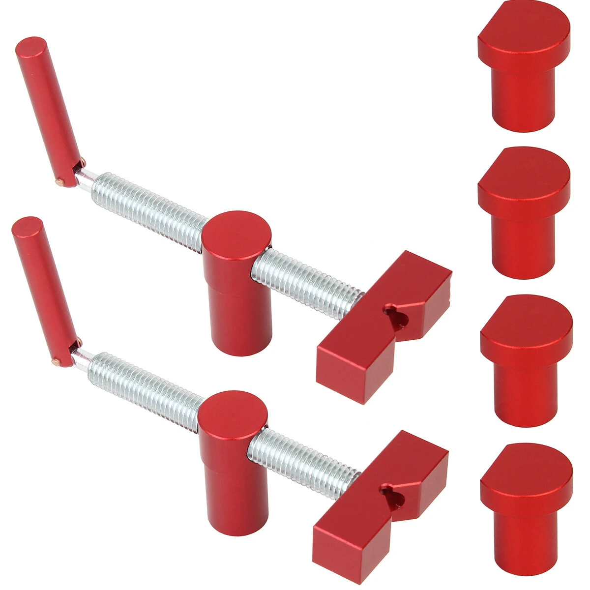 2PCS 20mm MFT Table Workbench Bench Dog Clamps Woodworking Clamps Hole Clamps with 4 Bench Dogs Adjustable Workbench Stop — Pricio