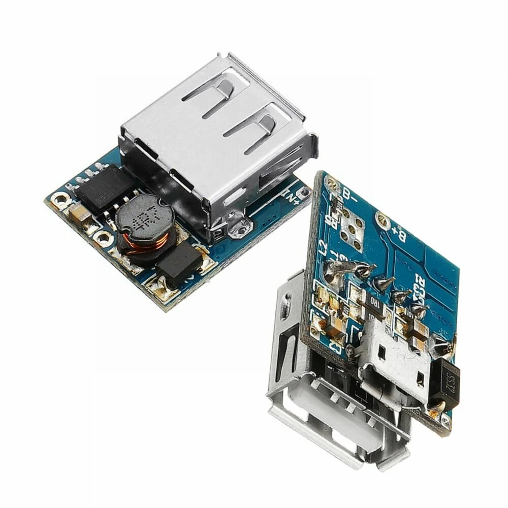 2Pcs 5V Lithium Battery Charger Step Up Protection Board Boost Power Module Micro USB Li-Po Li-ion 18650 Power Bank Charger Board DIY — Pricio