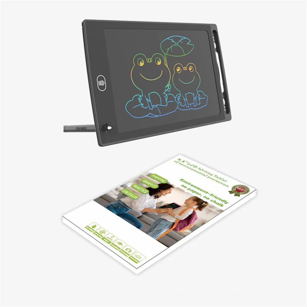 2PCS 8.5 Inch LCD Writing Tablet Board Electronic for Children's Early Education Graffiti Painting Learning Handwriting — view 5