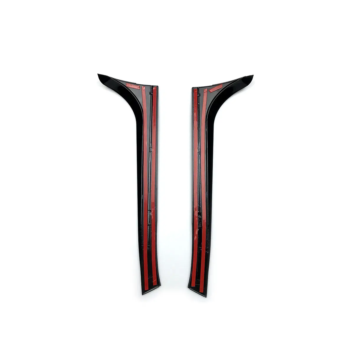 2Pcs Car Black Gloss Black Rear Window Side Spoiler Wing Canards Splitter For VW Golf 6 MK6 2008-2013 — view 5