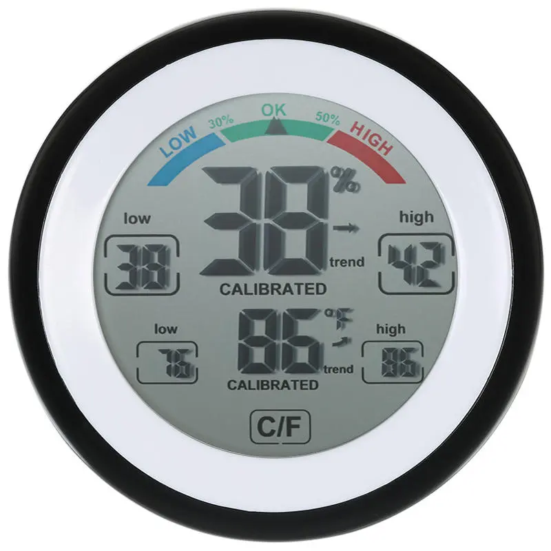 2pcs DANIU Multifunctional Digital Thermometer Hygrometer Temperature Humidity M — view 2