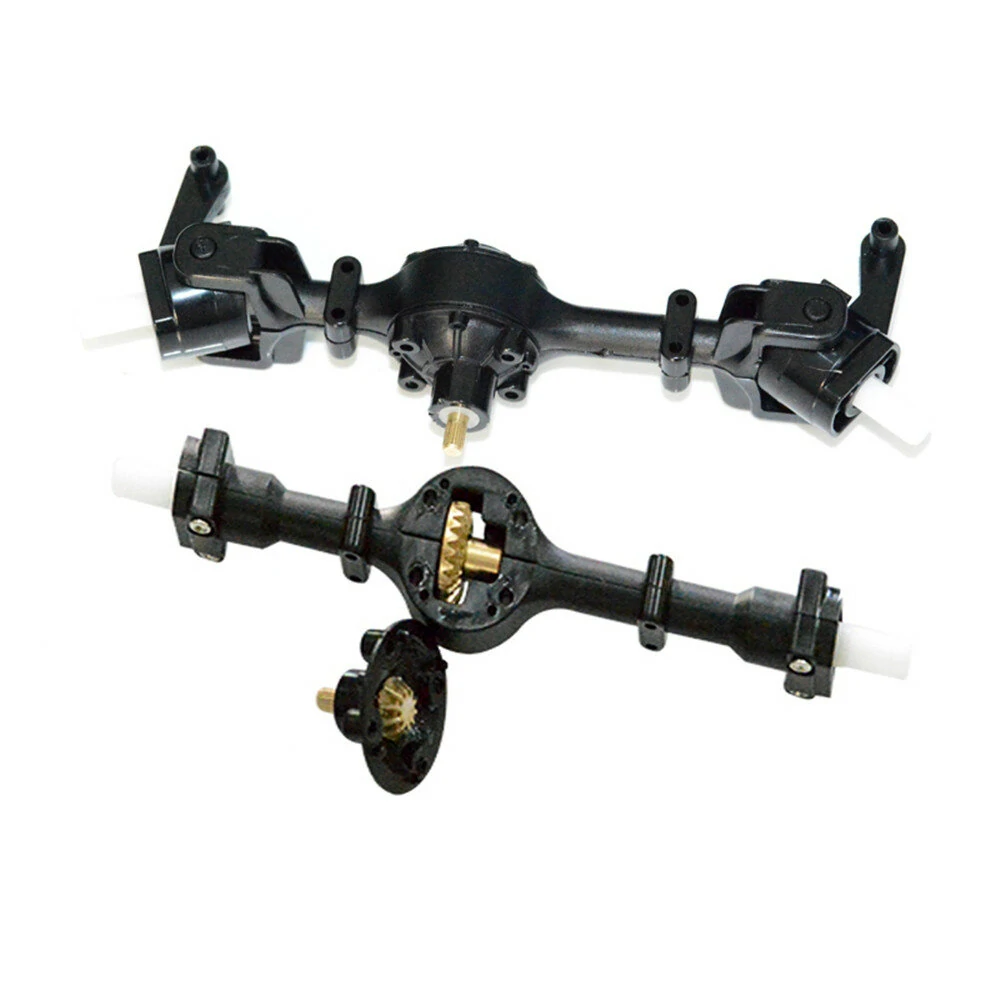 2PCS Front Rear Bridge Axle W/ Metal Gear for WPL B14 B24 C14 C24 Fayee FY001 FY — WPL