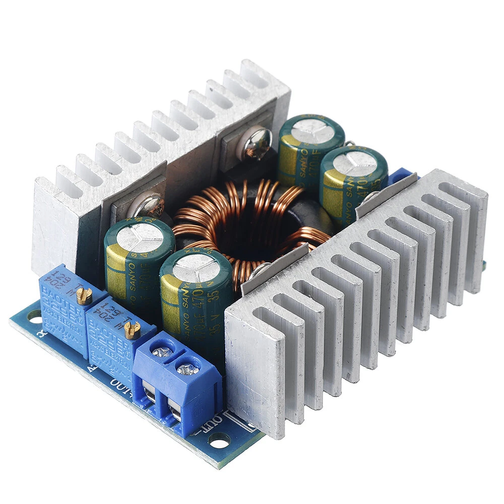 2Pcs Geekcreit® 8A DC5-30V to DC1.25-30V 150KHz Automatic Step Up Step Down Adj — Pricio
