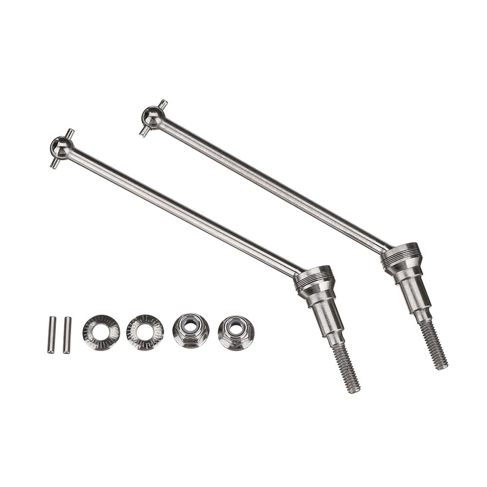 2PCS HBX 2996A 1/10 RC Car Parts Metal Universal Front Drive Shaft Vehicles Models Spare Accessories T2111 — Pricio