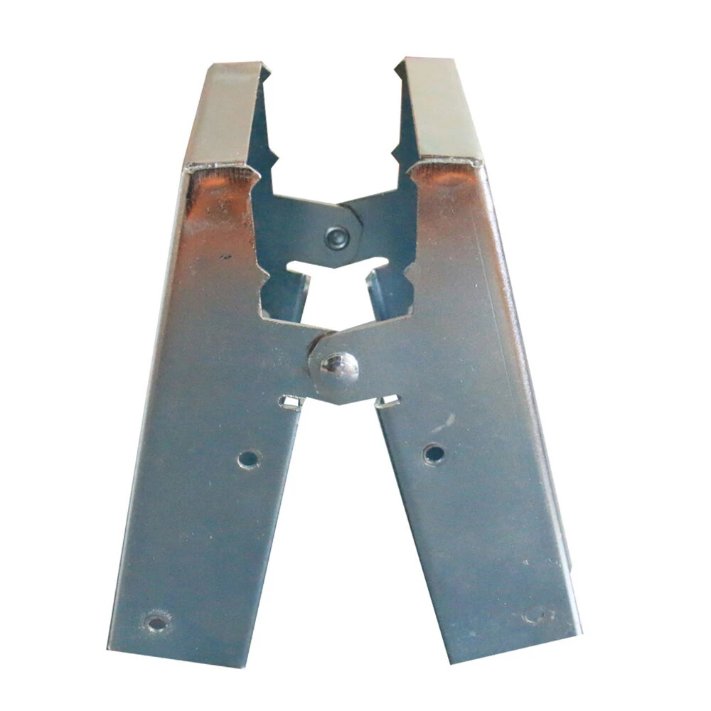 2pcs Heavy Duty Sawhorse Brackets for 2x4 Lumber Galvanized Steel DIY Saw Horse Kit for Custom Workbench Woodworking Tool — view 3