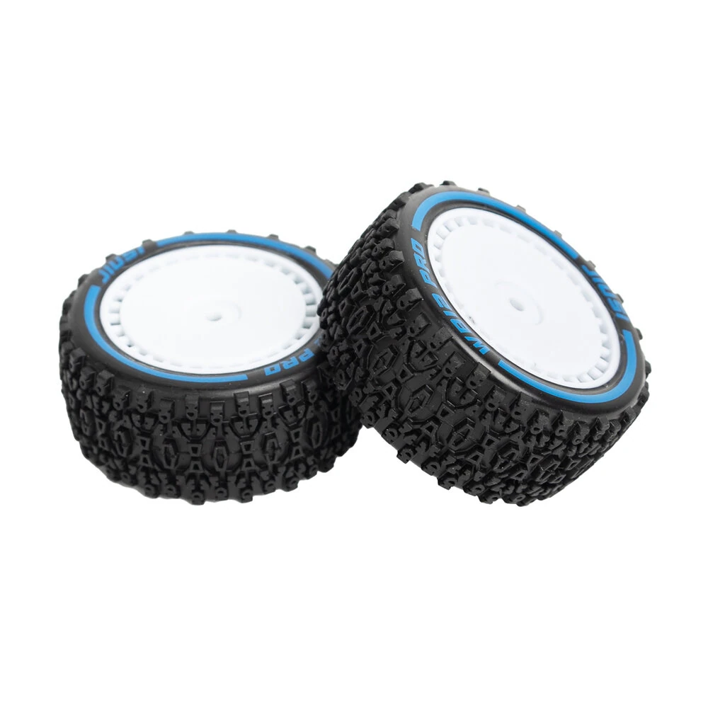 2PCS JIUSI WB12 PRO 1/12 RC Car Parts Front Rear Tires Wheel Rims Pre-Glued Vehicles Models Spare Accessories RC14109 RC14112 — view 11