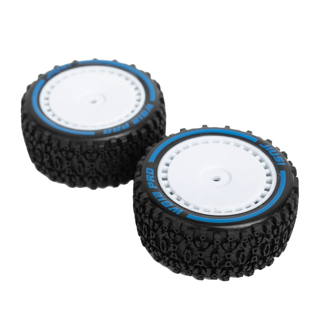 2PCS JIUSI WB12 PRO 1/12 RC Car Parts Front Rear Tires Wheel Rims Pre-Glued Vehicles Models Spare Accessories RC14109 RC14112 — view 3