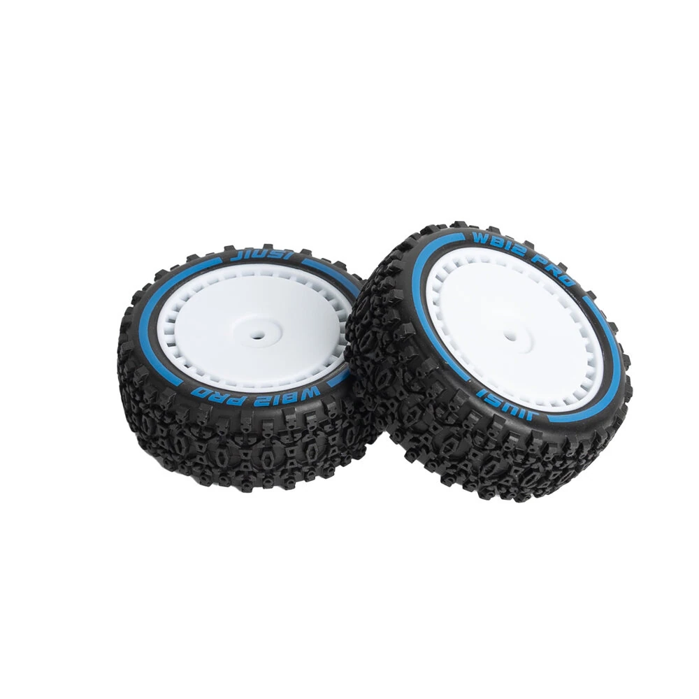 2PCS JIUSI WB12 PRO 1/12 RC Car Parts Front Rear Tires Wheel Rims Pre-Glued Vehicles Models Spare Accessories RC14109 RC14112 — view 6