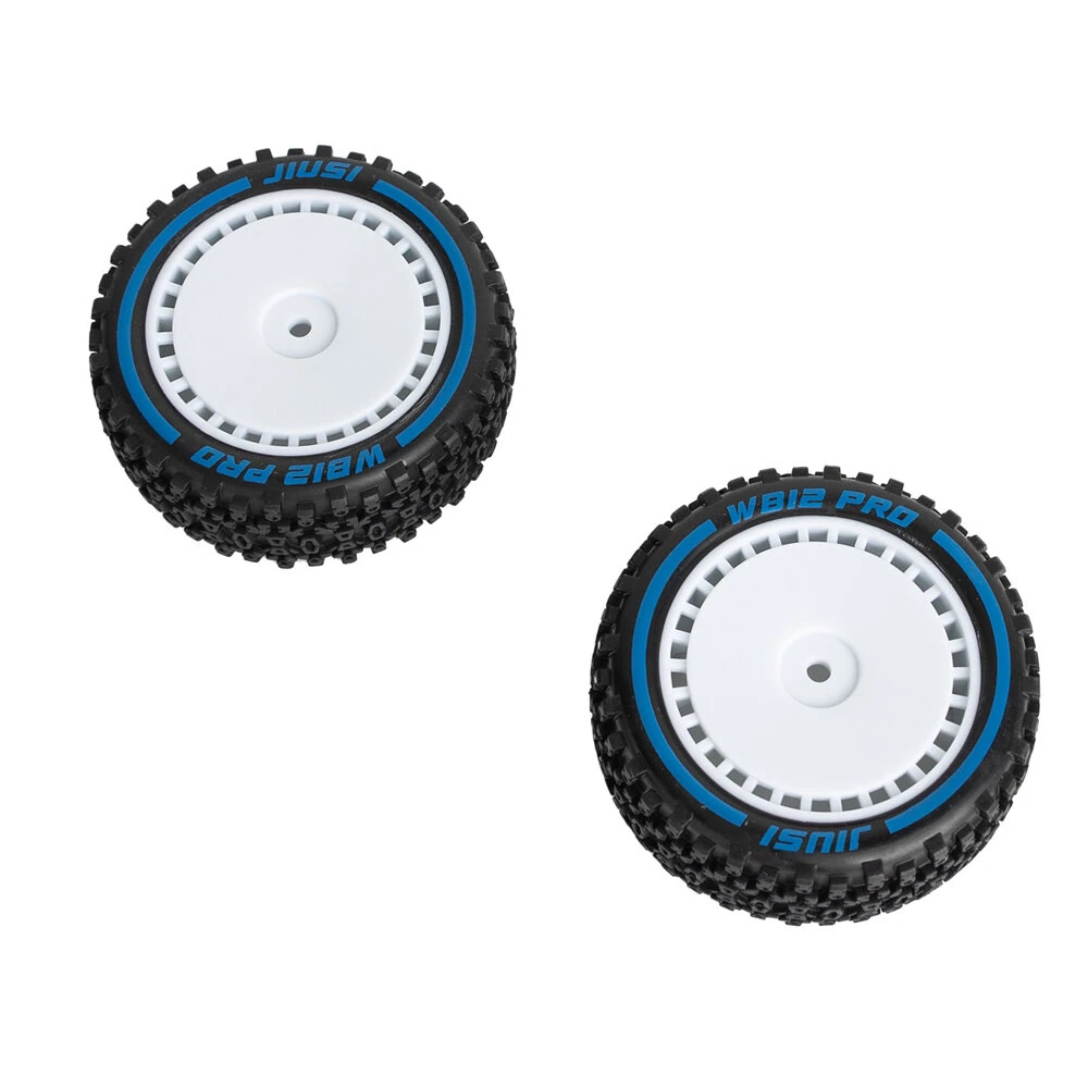 2PCS JIUSI WB12 PRO 1/12 RC Car Parts Front Rear Tires Wheel Rims Pre-Glued Vehicles Models Spare Accessories RC14109 RC14112 — view 8
