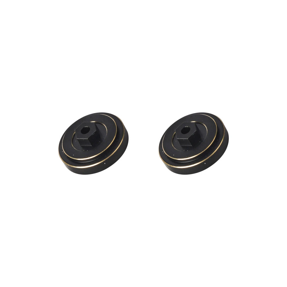 2PCS JXC LR1801 1/18 Rock Crawler RC Car Upgraded Parts Brass Counterweight Off-Road Truck Vehicles Models Spare Replacement Accessories — image 1